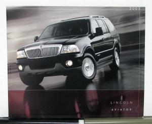 2005 Lincoln Aviator Sales Brochure & Specifications XL