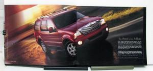 2005 Lincoln Aviator Sales Brochure & Specifications XL