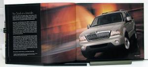 2005 Lincoln Aviator Sales Brochure & Specifications XL