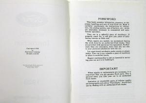 1928 Ford Model A Instruction Book Owners Manual Reprint