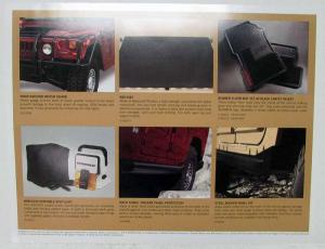 2007 Hummer H1 Alpha Wrap-Around Brush Guard and Other Accessories Sales Sheet