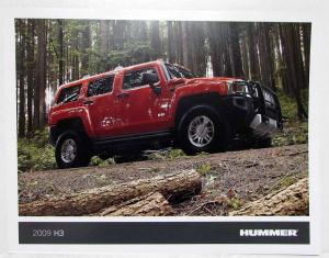 2009 Hummer H3 Sales Data Sheet