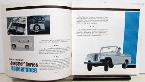 1967 Jeepster Reports Brochure Wagoneer Gladiator Universal Convertible Commando