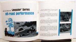 1967 Jeepster Reports Brochure Wagoneer Gladiator Universal Convertible Commando