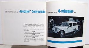 1967 Jeepster Reports Brochure Wagoneer Gladiator Universal Convertible Commando