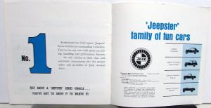 1967 Jeepster Reports Brochure Wagoneer Gladiator Universal Convertible Commando