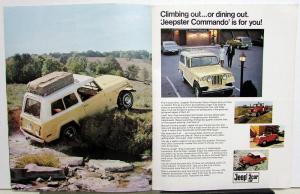 1970 Jeep 4WD Complete Line Catalog Original Sales Brochure