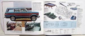 1975 Jeep CJ-5 Cherokee Pickup Wagoneer Original Sales Brochure