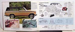 1975 Jeep CJ-5 Cherokee Pickup Wagoneer Original Sales Brochure