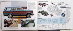 1975 Jeep CJ-5 Cherokee Pickup Wagoneer Original Sales Brochure