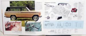 1975 Jeep CJ-5 Cherokee Pickup Wagoneer Original Sales Brochure