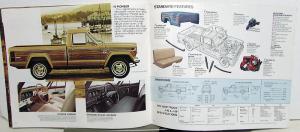 1975 Jeep CJ-5 Cherokee Pickup Wagoneer Original Sales Brochure