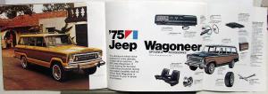 1975 Jeep CJ-5 Cherokee Pickup Wagoneer Original Sales Brochure