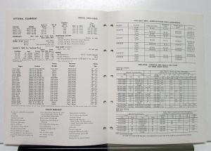 1973 Mack Truck Model DMM 6006S Specification Sheet