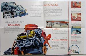 1956 Pontiac Strato Streak V8 Catalina Star Chief Safari Wagon Sales Brochure