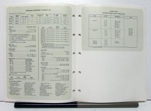 1973 Mack Truck Model R 600ST Specification Sheet