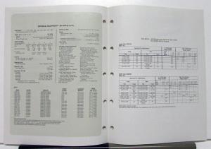 1974 Mack Truck Model RM 4876S Specification Sheet