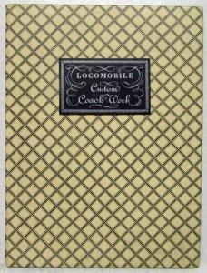 1917 Locomobile Custom Coach Work Sales Booklet