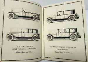 1917 Locomobile Custom Coach Work Sales Booklet