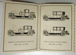 1917 Locomobile Custom Coach Work Sales Booklet