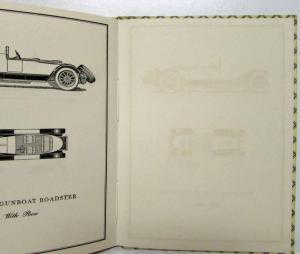 1917 Locomobile Custom Coach Work Sales Booklet