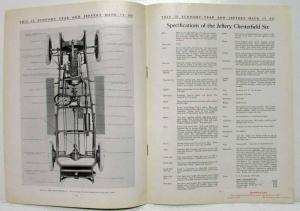 1915 Jeffery Circle Sales Brochure Announcing Chesterfield Six