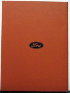 1937 Ford 85 V8 Reference Book Owners Manual Reproduction Orange Cover