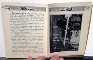 1937 Ford 60 V8 Reference Book Owners Manual Original