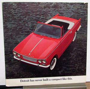 1963 Triumph Sports Six Detroit Has Never Built a Compact Like This Sales Folder