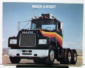 1970 1971 1972 1973 1974 1975 Mack Truck Model U 612ST Specification Sheet