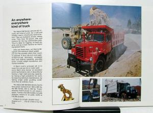 1975 Mack Truck DM Series Sales Brochure & Specifications