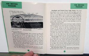 1954 Ford Passenger Car Owners Manual Original