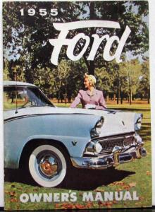 1955 Ford Passenger Cars Owners Manual Reproduction