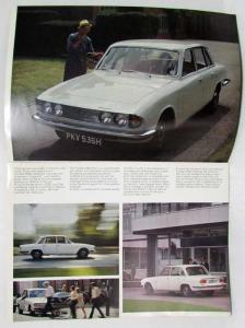 1970 Triumph 2000 Mk 2 Sales Brochure - English Market