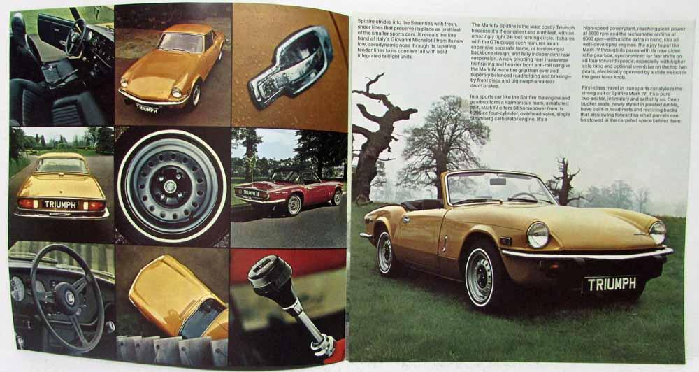 1971 Triumph Spitfire Sales Folder