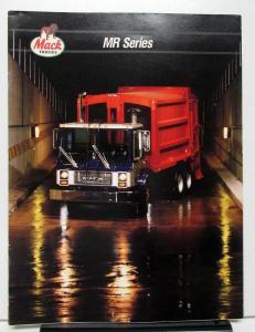 1986 Mack Truck Series MR Sales Brochure & Specifications