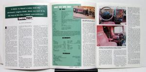 1991 Mack Truck Model CH600 Electronic Bulldog Magazine March Edition