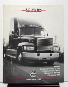 1992 Mack Truck CL Series Sales Brochure Confidential