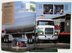 1993 Mack Truck Model CH600 Sales Brochure