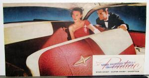1957 Pontiac Star Chief Super Chief Chieftain Safari Wagon Sales Folder Original