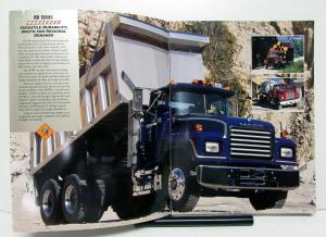 1995 Mack Truck Series RD CL DM DMM DMMEX CH FDM RB MR Mid Liner Sales Brochure