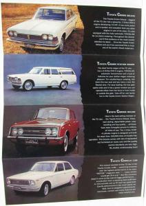 1968 Toyota London Auto Show Handout The Exciting TC Clan Folder