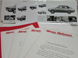 1971 Toyota Auto Show Press Kit in Folder with Pictures