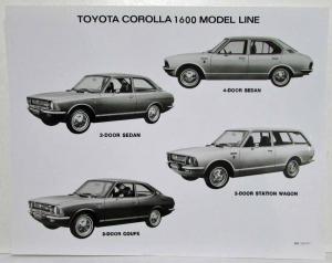 1971 Toyota Auto Show Press Kit in Folder with Pictures