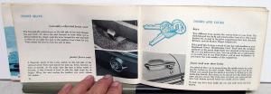 1962 Ford Galaxie & 500 & Sunliner & Station Wagon Reg Owners Manual Original