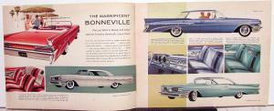 1959 Pontiac Catalina Star Chief Bonneville Safari Sales Brochure Original