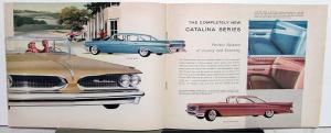 1959 Pontiac Catalina Star Chief Bonneville Safari Sales Brochure Original