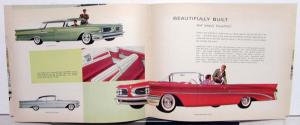 1959 Pontiac Catalina Star Chief Bonneville Safari Sales Brochure Original