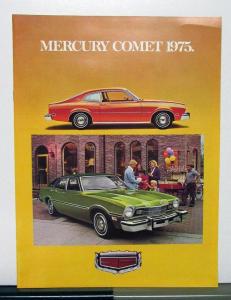 1975 Mercury Comet Canadian Sales Brochure & Specifications In French Text