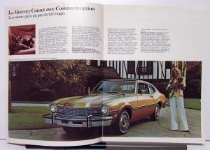 1975 Mercury Comet Canadian Sales Brochure & Specifications In French Text